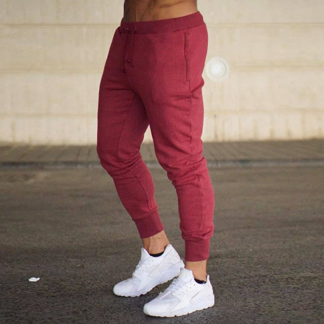 Jogging basic rouge pour crossfit, calisthenics ou fitness