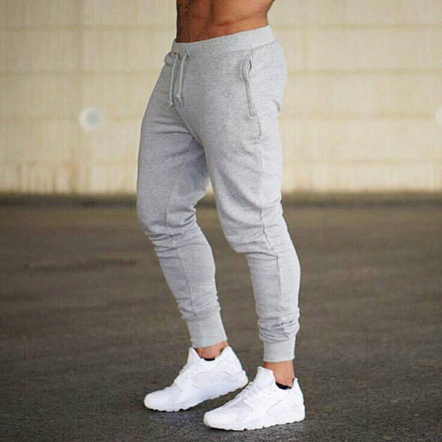 Jogging basic gris clair pour crossfit, calisthenics ou fitness