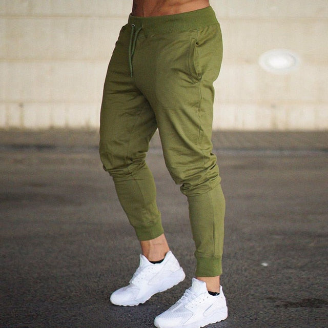 Jogging basic vert kaki pour crossfit, calisthenics ou fitness