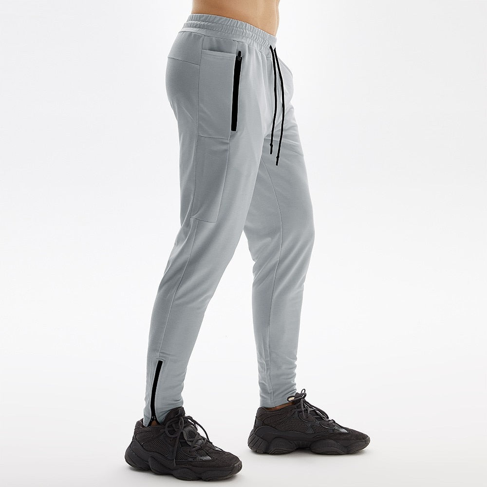 Jogging premium tapered gris pour crossfit, calisthenics ou fitness