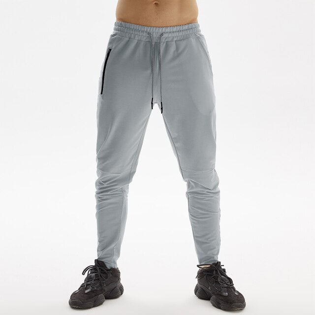 Jogging premium tapered gris pour crossfit, calisthenics ou fitness